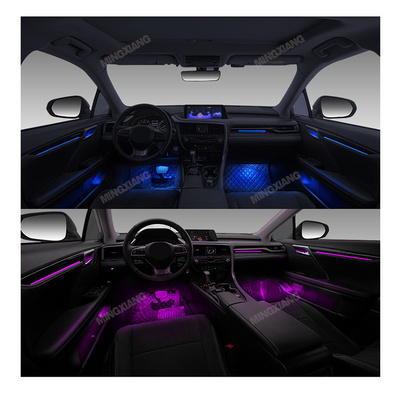 New 64-color Ambient Light for Lexus RX 2016-2022 Atmosphere Lamp Car Interior Modification Trim Light Original Button control