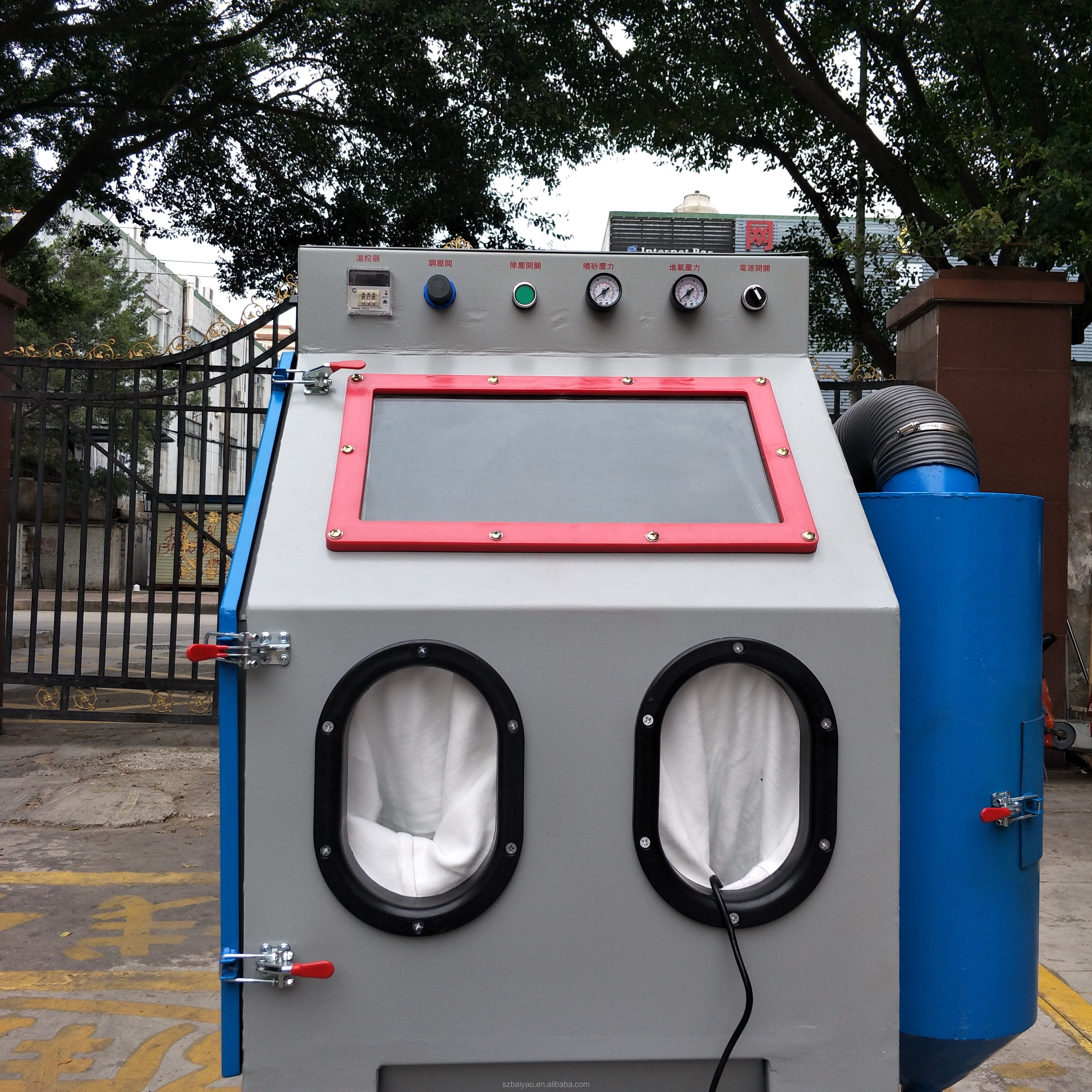 Mini Sandblasting Cabinet Sand Blasting Machine Rust Remover Sandblast Sandblater Film