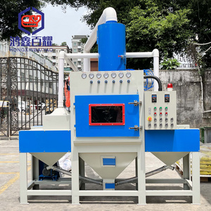 Dustless Sand Blasting Machine Automatic Conveyor Sandblasting Machine Small Sand Cleaning Blasting Machine