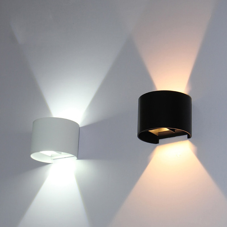 hot Smart LED RGB Dimming Wall Lamp IP65 Waterproof Outside Lights WiFi BlueTooth APP Control Wall Sconce 9/12W