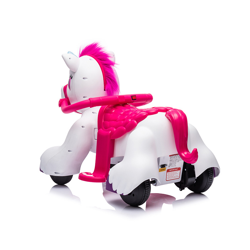 New design 12v unicorn toys children's electric cars for kids to drive kids electric ride on cars for girls