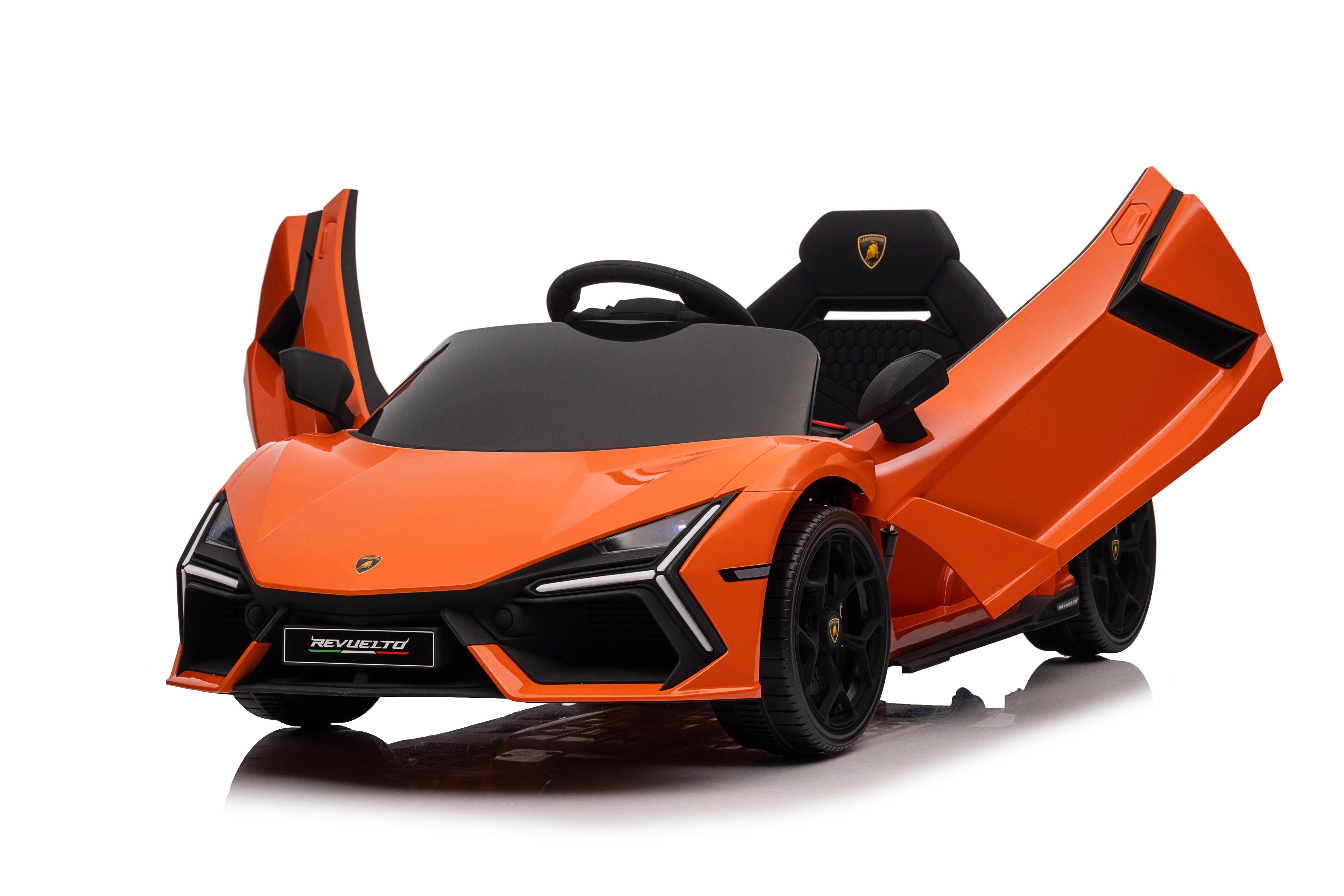 Licensed Lamborghini Revuelto plastic material and battery power ride on car kids electric for 6-8 years old to drive