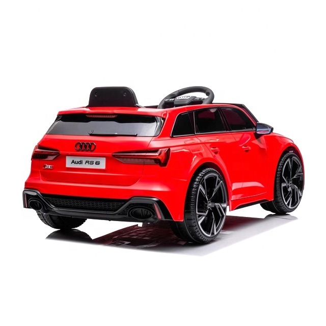 Licensed Audi RS 6 12v toys kids electric car ride on car for kids to drive