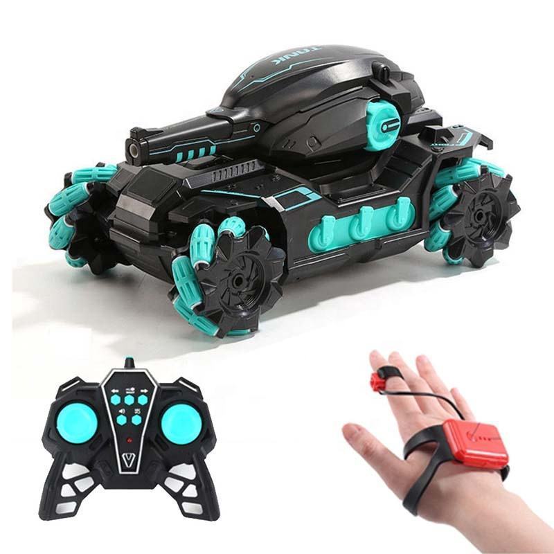 Hot Sales Water Bullet Hand Gesture Remote Control Tanks 1/16 RC Drift Car Electric Shooting Vehicle RC Tank Toys Monster Truck