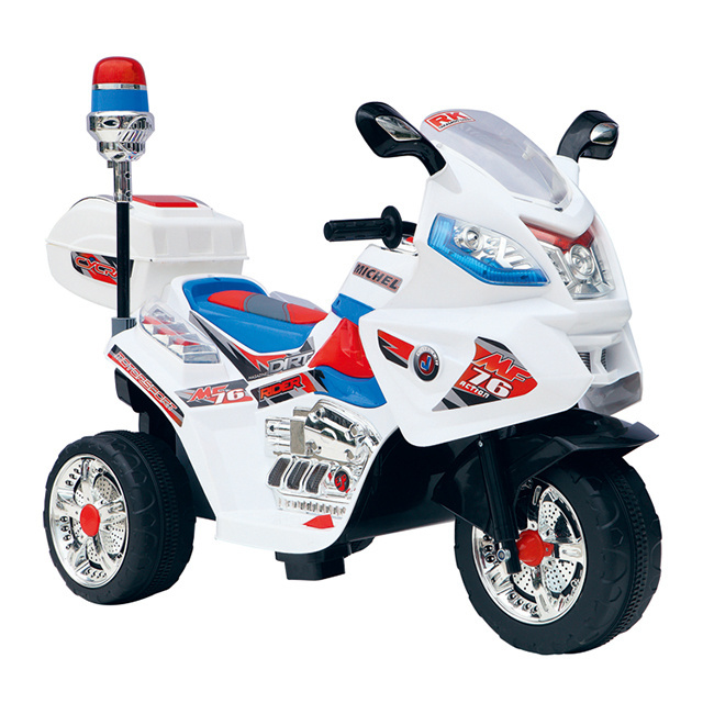 Ride on Motorcycle for Kids 3 Wheels 6V Battery Powered Electric Motorcycle Children Ride on Toy for Boys Girls