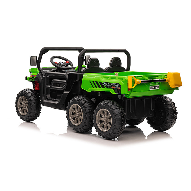 New Car baby electric car big 6 wheels kids 24v battery powered 2.4G remote control tractor ride on car for children