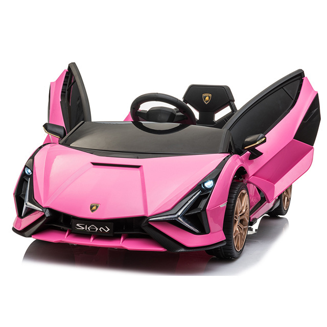 Licensed Lamborghini SIAN children double door ride on car kids car 12v lamborghini electric car for kids