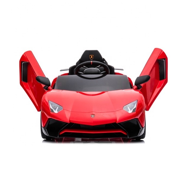 Licensed Lamborghini Luxury rechargeable 12v toys car electric kids ride on car remote control