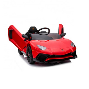 Licensed Lamborghini Luxury rechargeable 12v toys car electric kids ride on car remote control