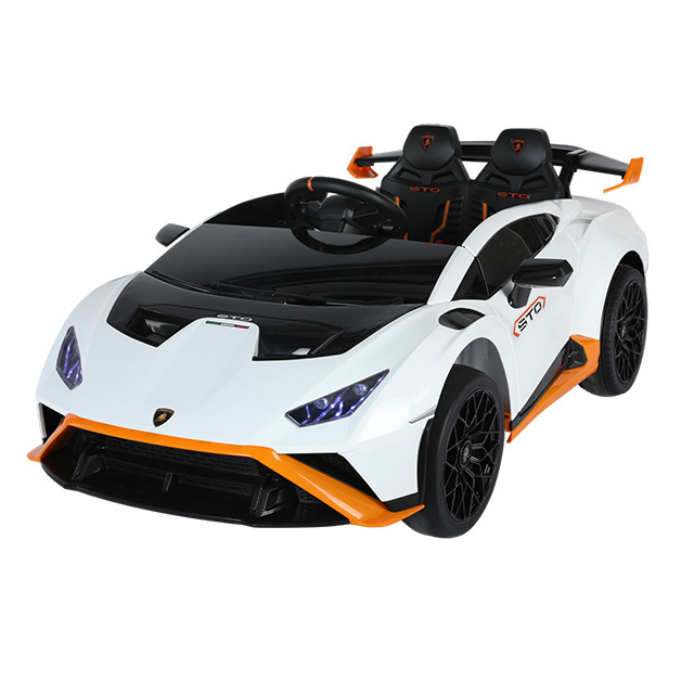 Licensed Lamborghini Huracan STO Children Four-wheels Toy Car for 3-6 Years Old 12V Battery Baby Car Kids Electric Ride on Car