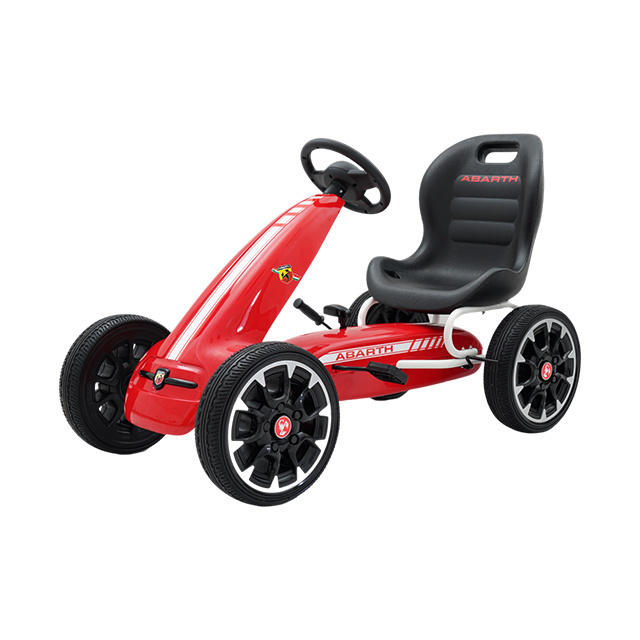 Licensed Abarth kids go karts with pedal 4 wheels go cart electric go kart for sale