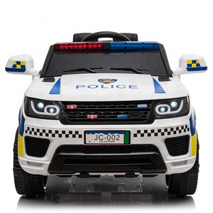 New 12v police kids electric car children ride on car for kids to drive with light and music