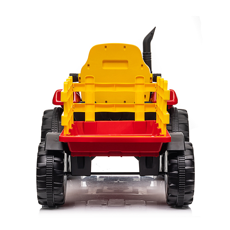 Hot sale kids car electric plastic 12v battery powered tractor toys for children ride on tractor kids electric car