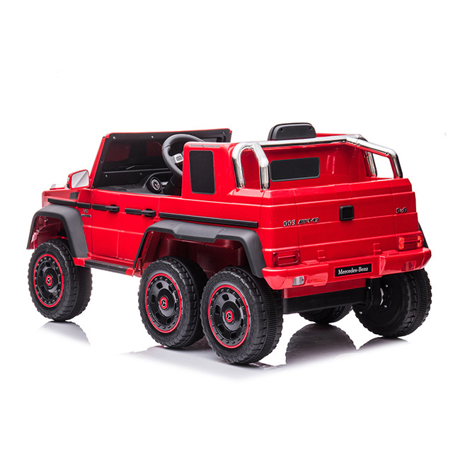 Licensed Mercedes-Benz G63 AMG 6X6 kids electric car 2 steater children ride on toy battery powered ride on truck for kids