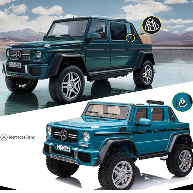 Licensed Mercedes Benz Maybach G650 high quality 24v children ride on car 2 seaters kids electric ride on car for kids to drive