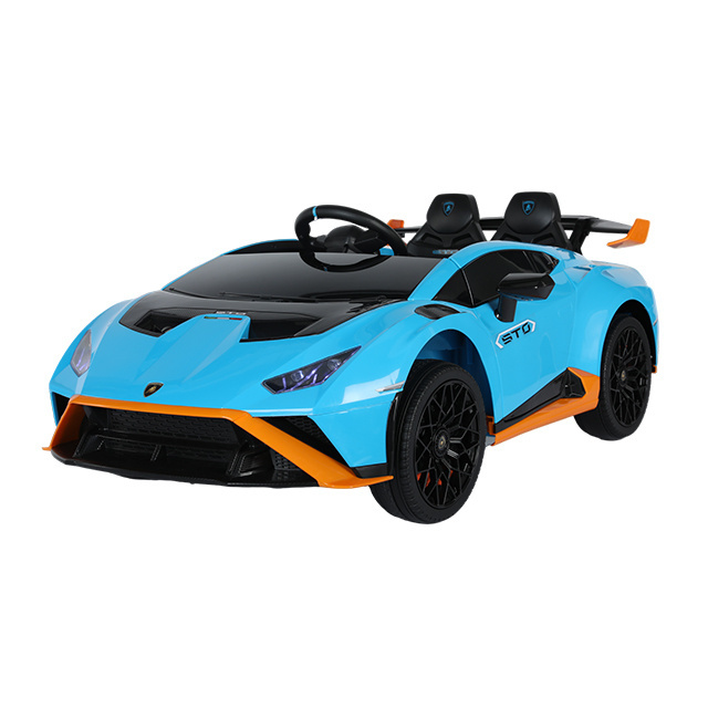 Licensed Lamborghini Huracan STO Children Four-wheels Toy Car for 3-6 Years Old 12V Battery Baby Car Kids Electric Ride on Car