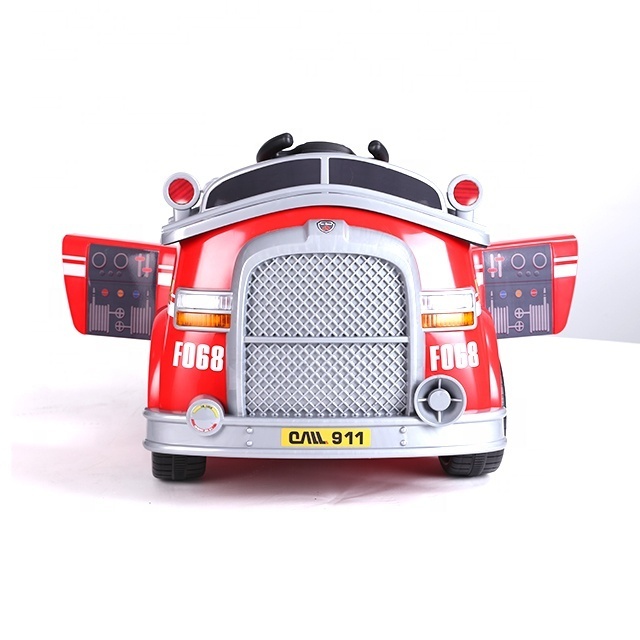 Electric fire fighting truck kids cars electric ride on car 12v toy fire truck for kids to drive