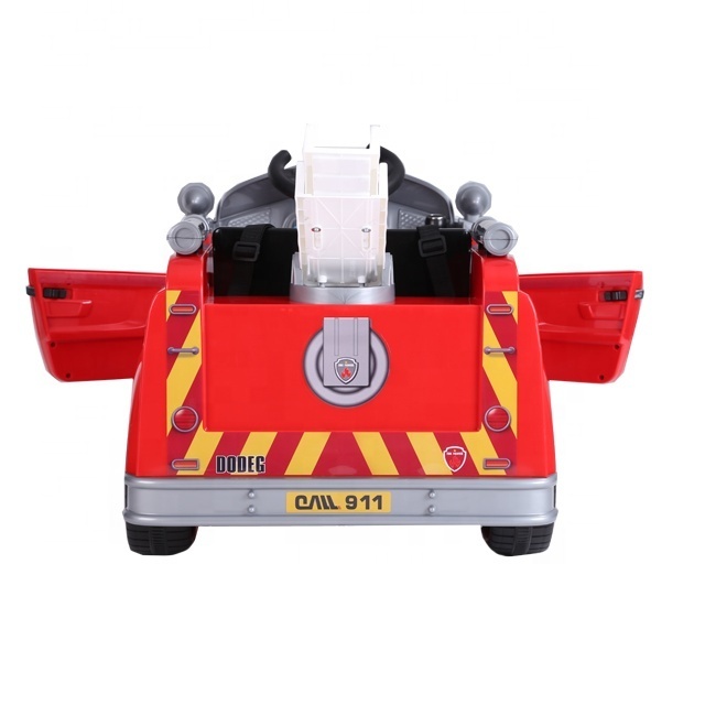 Electric fire fighting truck kids cars electric ride on car 12v toy fire truck for kids to drive