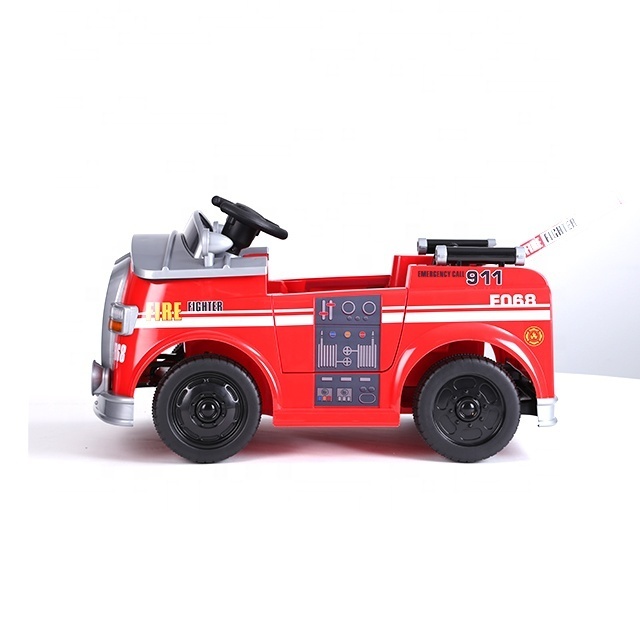 Electric fire fighting truck kids cars electric ride on car 12v toy fire truck for kids to drive