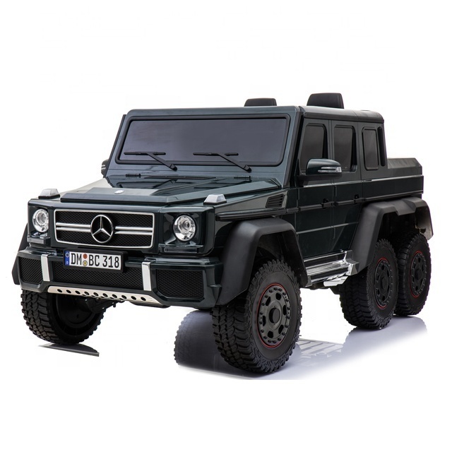 Licensed mercedes 6X6 wheels big kids battery powered electric car kids12v ride on car big car toys for kids to drive