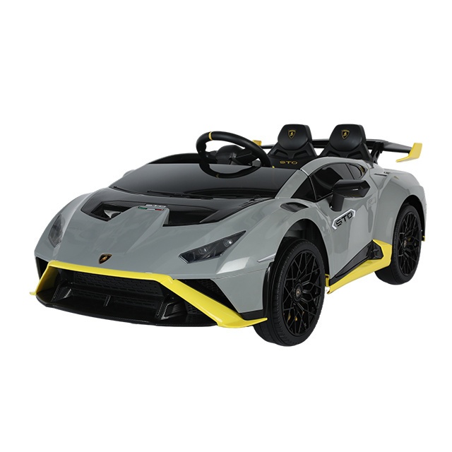 Licensed Lamborghini Huracan STO Children Four-wheels Toy Car for 3-6 Years Old 12V Battery Baby Car Kids Electric Ride on Car