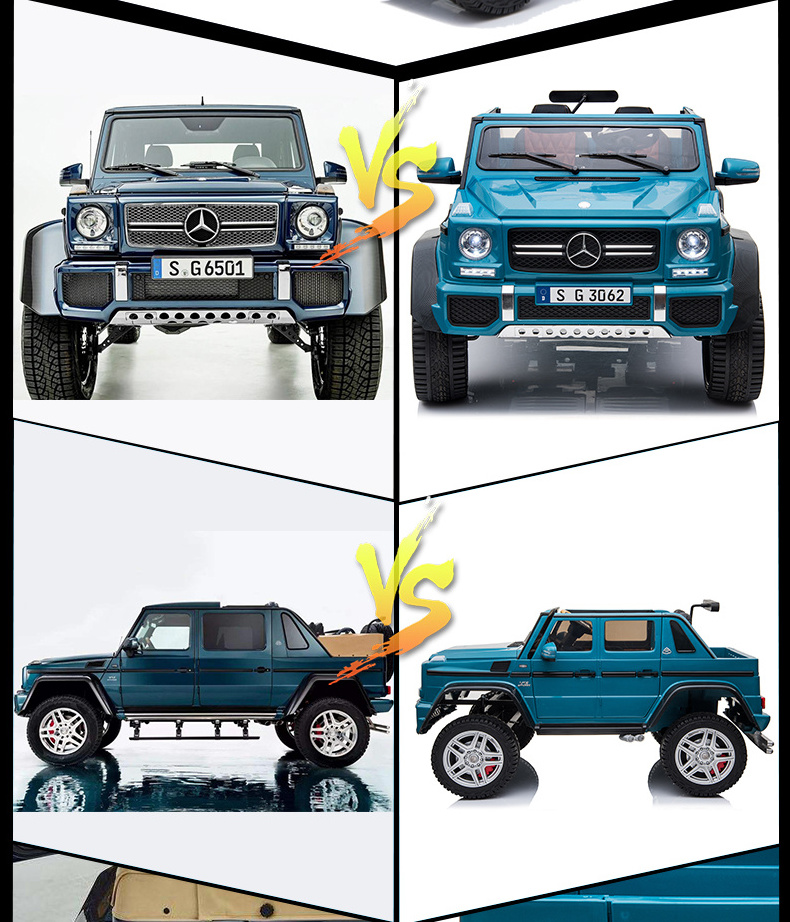 Licensed Mercedes Benz Maybach G650 high quality 24v children ride on car 2 seaters kids electric ride on car for kids to drive