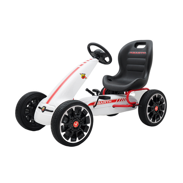 Licensed Abarth kids go karts with pedal 4 wheels go cart electric go kart for sale