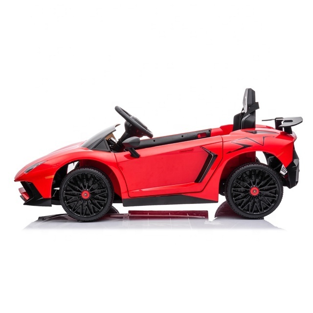 Licensed Lamborghini Luxury rechargeable 12v toys car electric kids ride on car remote control