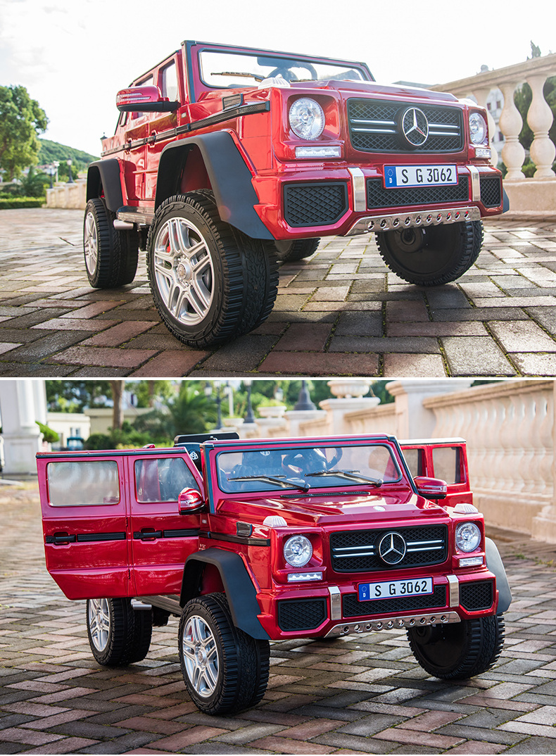 Licensed Mercedes Benz Maybach G650 high quality 24v children ride on car 2 seaters kids electric ride on car for kids to drive