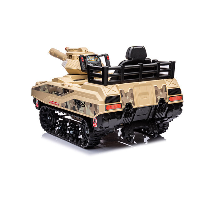 Latest Sale Children's Electric Ride on Army Tank Toys Kids Ride on Car for 10 years old