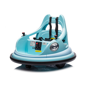 Factory price 12v ride on electric bumper car for kids toddlers toy electric 360 spin zone bumper kids bumper car