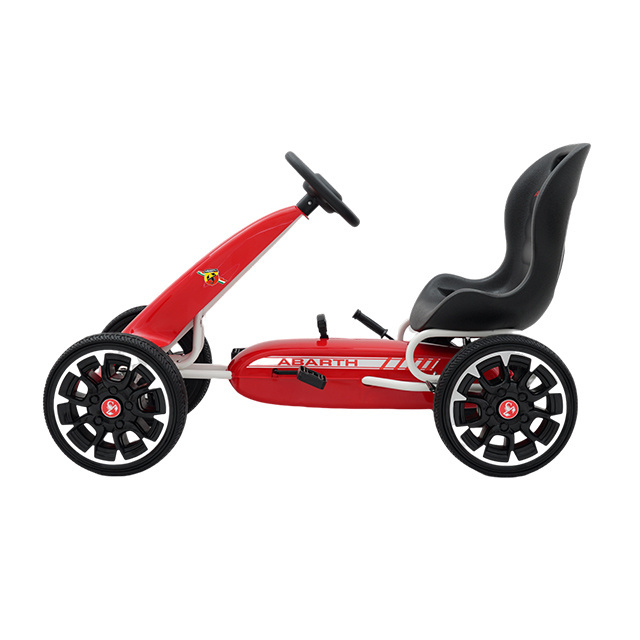 Licensed Abarth kids go karts with pedal 4 wheels go cart electric go kart for sale