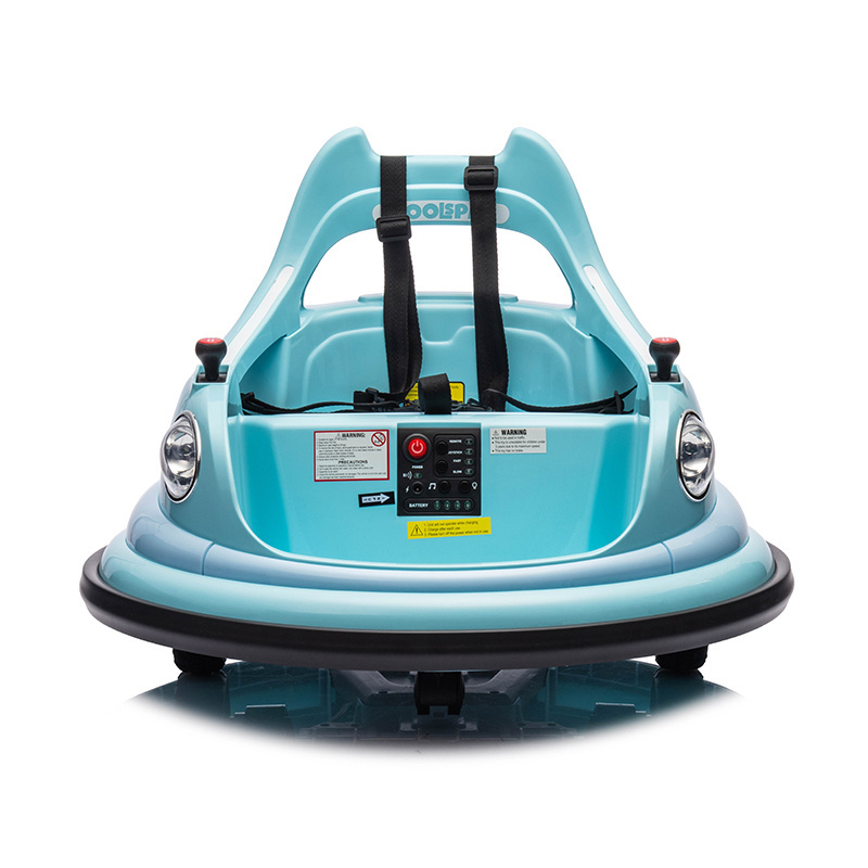 Factory price 12v ride on electric bumper car for kids toddlers toy electric 360 spin zone bumper kids bumper car