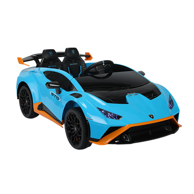 Licensed Lamborghini Huracan STO Children Four-wheels Toy Car for 3-6 Years Old 12V Battery Baby Car Kids Electric Ride on Car