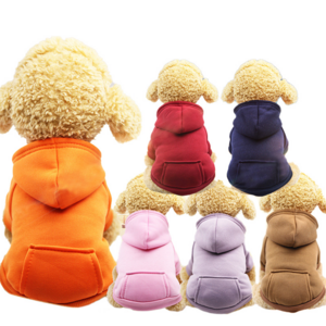 Pet Pocket Sweater Casual Sports Winter Hoodie Pet Cat Dog Clothes