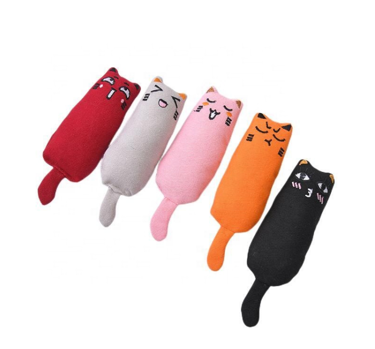 Wholesale Cute Soft Animal Stuffed Animals Chew Plush Mouse Style Pet Toy Catnip Cat toy