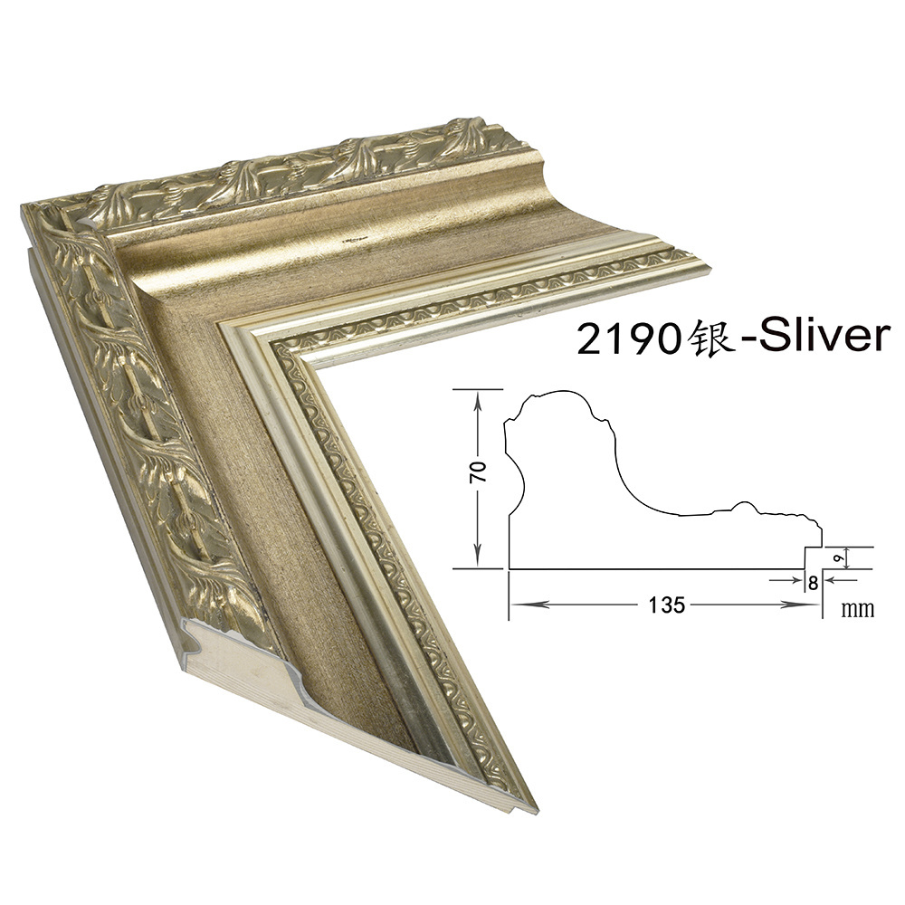 Wholesale Bulk Quantity Classical Carved Gold Leaf Picture Painting Wood Frame Moulding