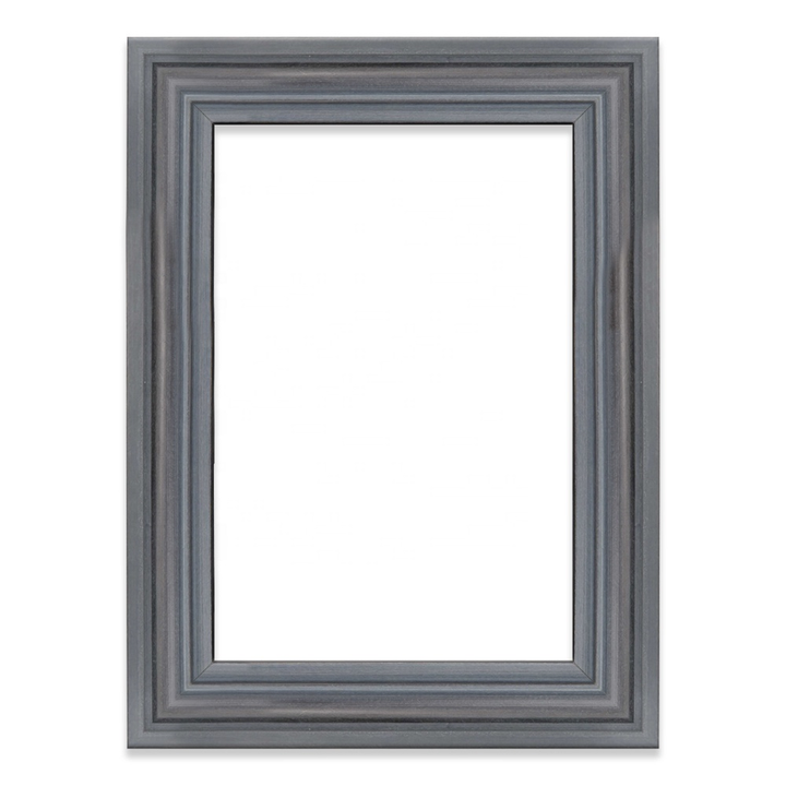 Wholesale Customized Antique Finishing Grey Color  Wood Picture Craft Oil Painting Frames For Hotel Decor