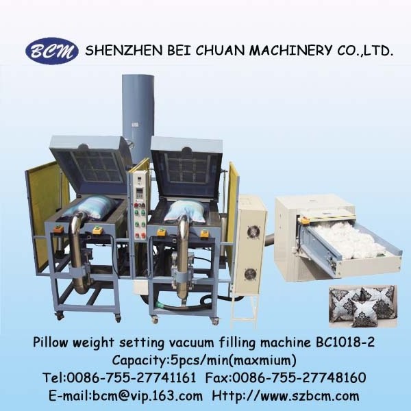 Pillow weight setting vacuum filling machine BC1018-2