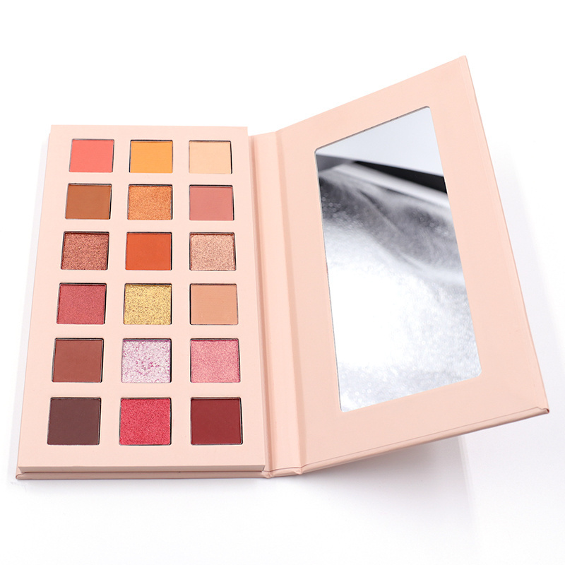 Wholesale Cosmetics Makeup 18 Color Highly Pigmented Custom Nude Eyeshadow Palette