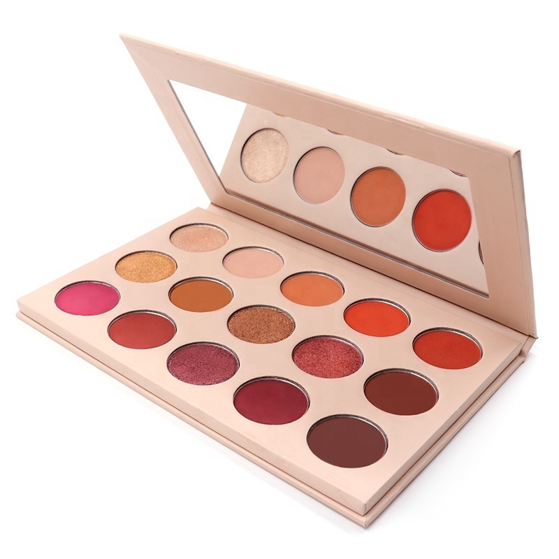 High Pigment 15 Colors Eyeshadow Palette Blush Palette Professional Colorful Eye Shadow Makeup