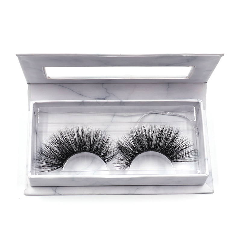 Natural eyelashes vendor 3d mink fur false eye lash private label