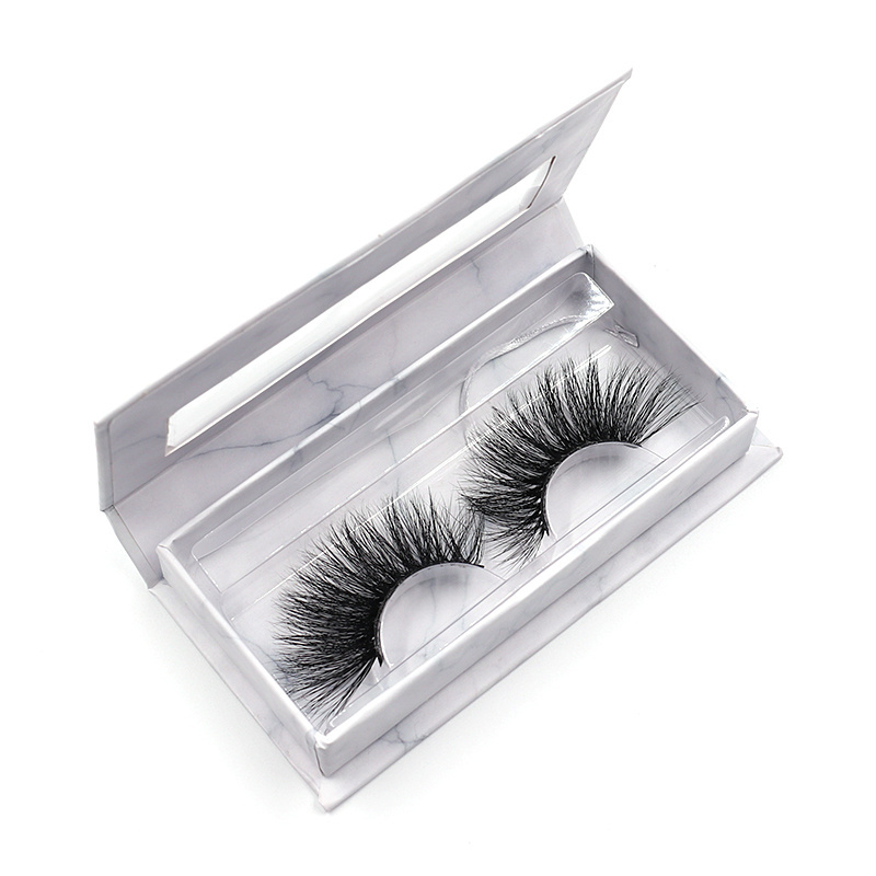 Natural eyelashes vendor 3d mink fur false eye lash private label