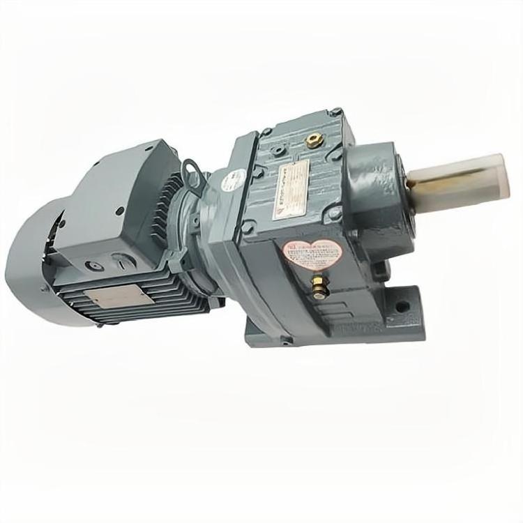 High Efficiency R Series Helical In-Line Geared Motor,Beiji R37 Helcial Gearbox With 3 Phase AC Electric Motor