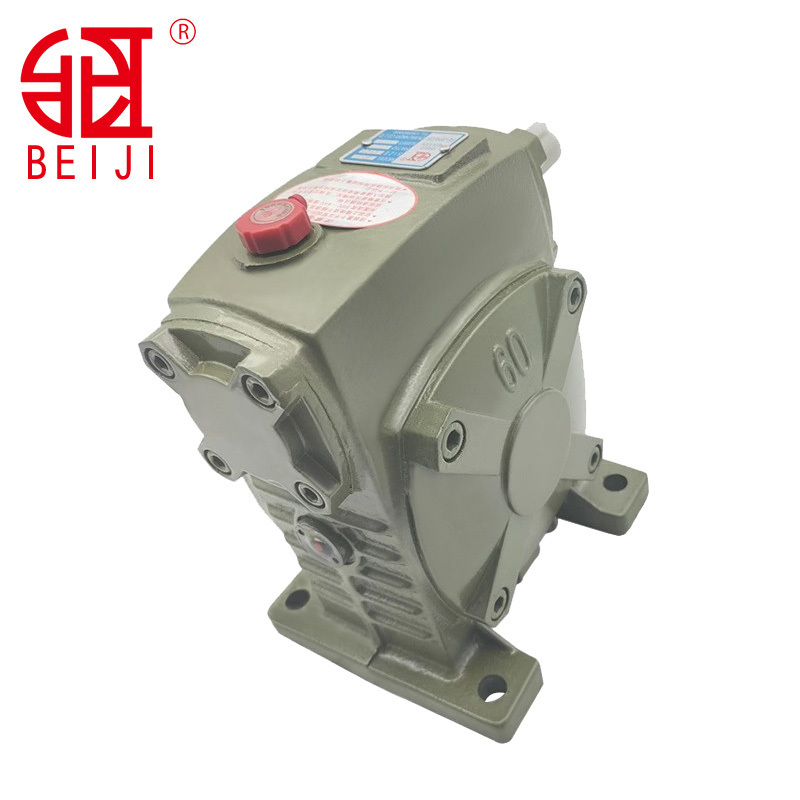 WPS-60-A Worm Gear Box High Torque Worm Gear Reducer, Solid Shaft Input Vertical Worm Gearbox