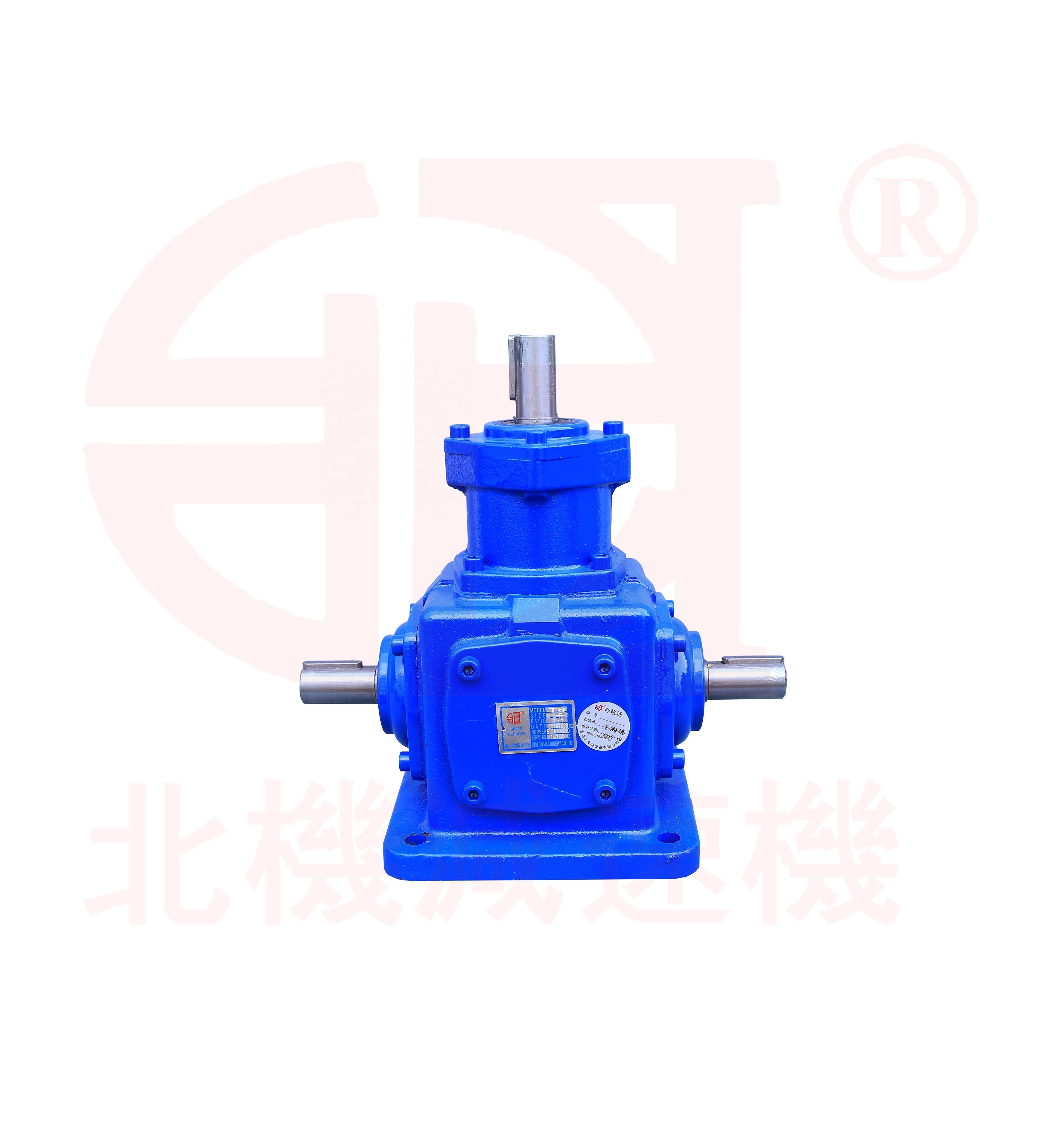 T series Speed Reduction Ratio 1:1 1.5:1 2:1 3:1 4:1 5:1 Right Angle Spiral Bevel Gearbox ,T series Sprial Bevel Gear Converter