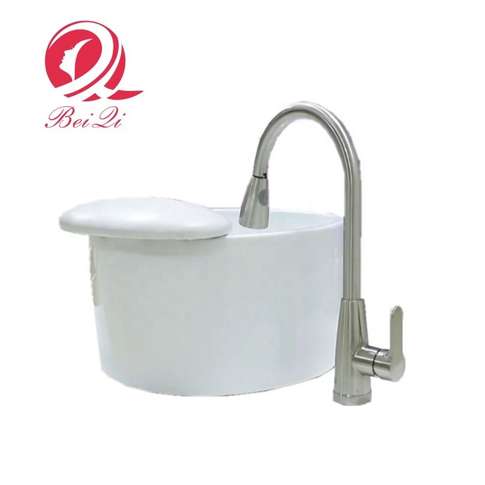 Factory wholesale cheap high quality foot spa massage ceramic sink pedicure bowl