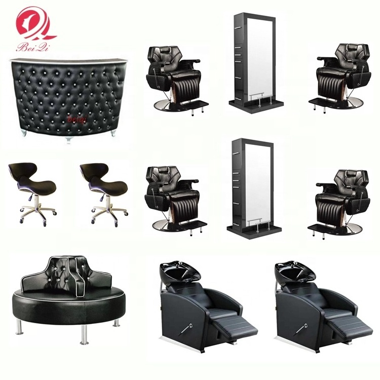 High quality wholesale salon equipment sets styling pink cheap barber chair for sale