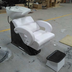 Wholesale hairdressing salon stations portable baby hair shampoo chair with basin