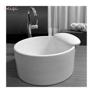 Factory price nail salon pipeless portable massage ceramic pedicure bowl